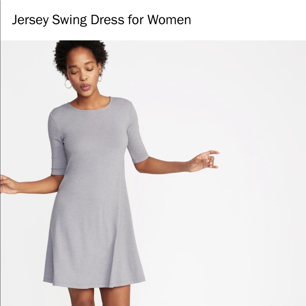 Grey swing dress
